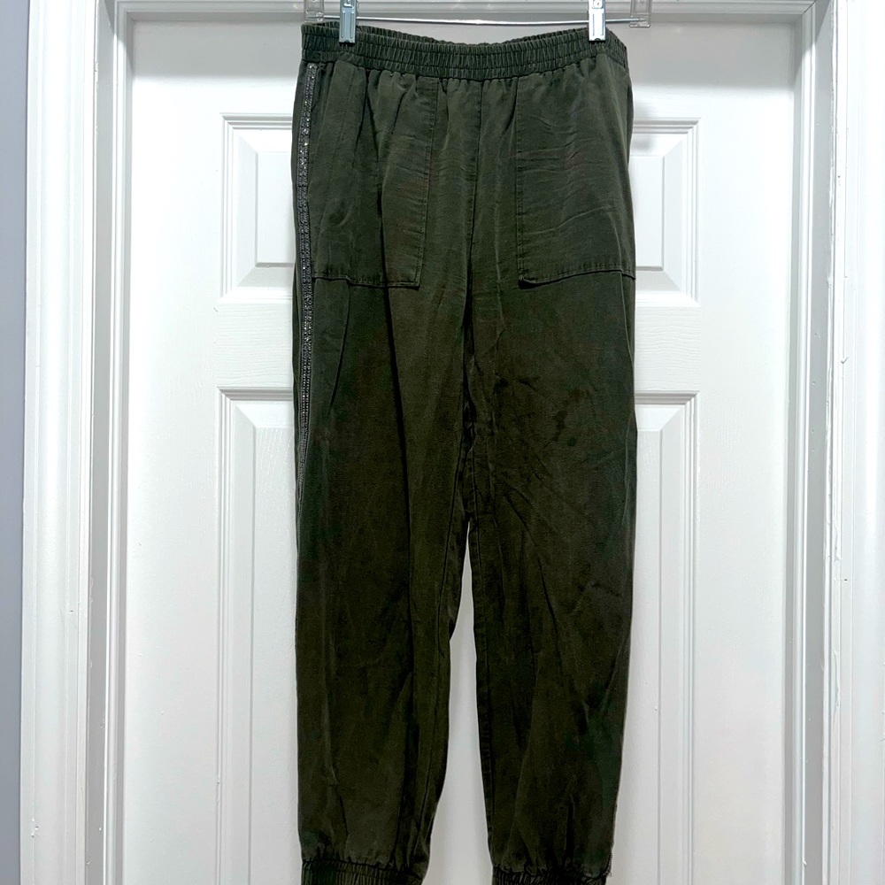 Zara olive green jogger pants